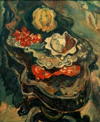Ch. Soutine, Mesa con alimentos